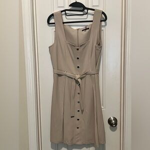 Tommy Hilfiger Beige Mini Dress with Belt